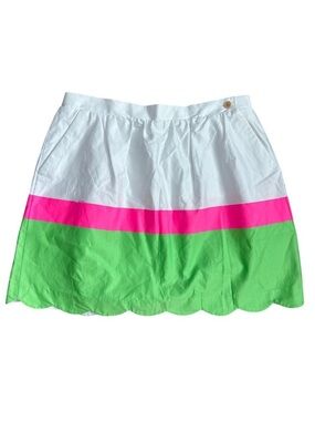 Lilly Pulitzer Mimosa White, Pink, and Green Skirt